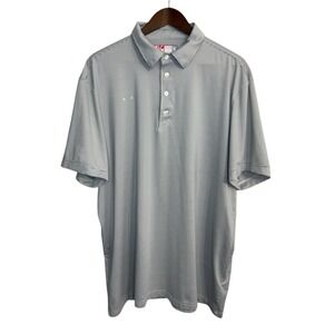 Oobe Chik Fil A polo men's XL hydrochill gray striped active performance uniform